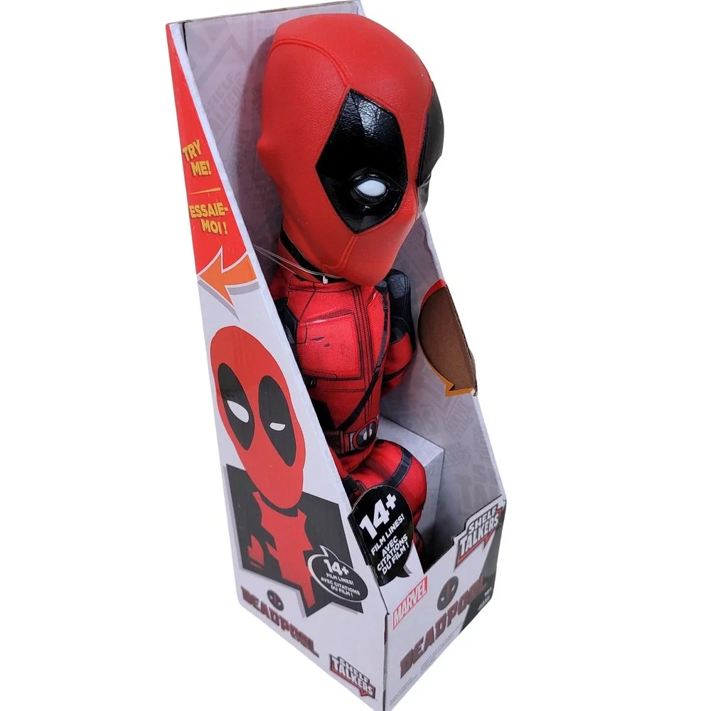 Marvel Deadpool Doll 14+ Film Lines‎ Talking Collectible Toy - Shelf Talkers